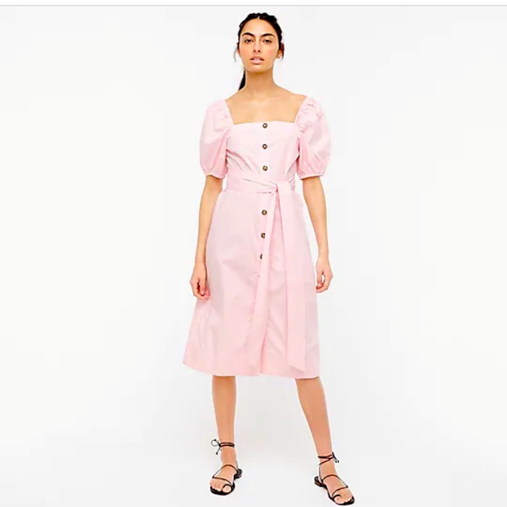 J. Crew Cottage Dress in Pink